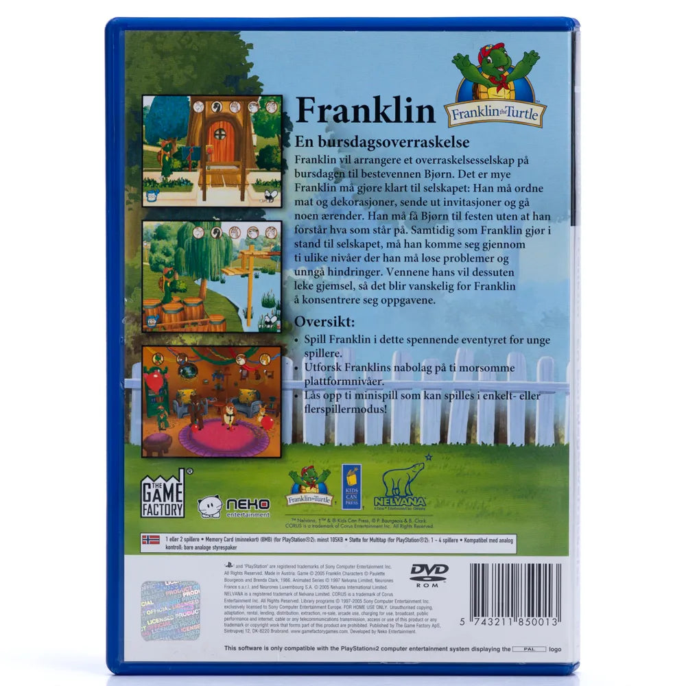 Franklin: En bursdagsoverraskelse - PS2 Spill - Retrospillkongen