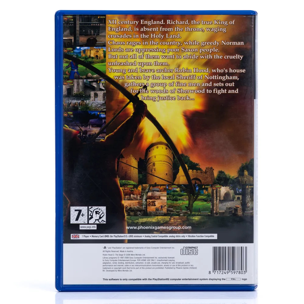 Robin Hood: The Siege 2 - PS2 spill