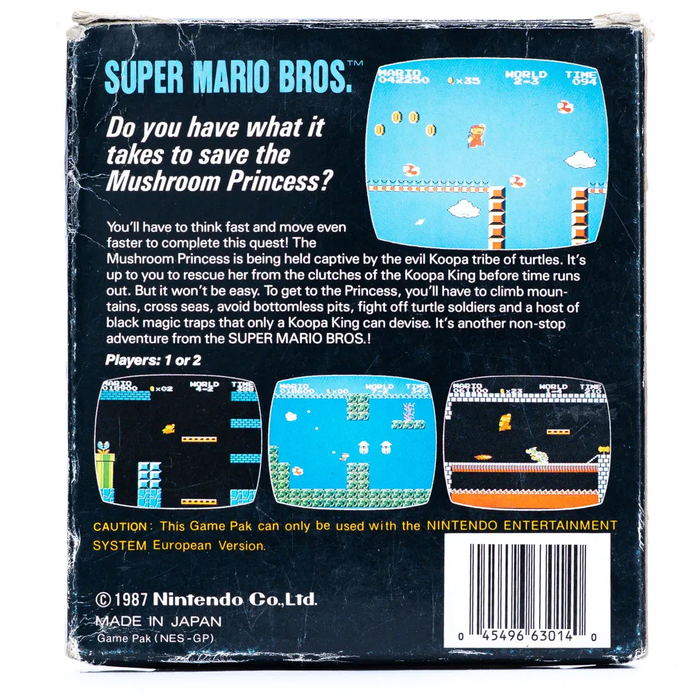 Super Mario Bros. - NES spill (I liten eske) - Retrospillkongen