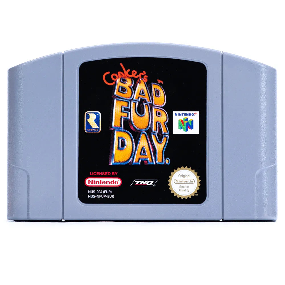 Conker's Bad Fur Day - N64 spill (I eske) - Retrospillkongen