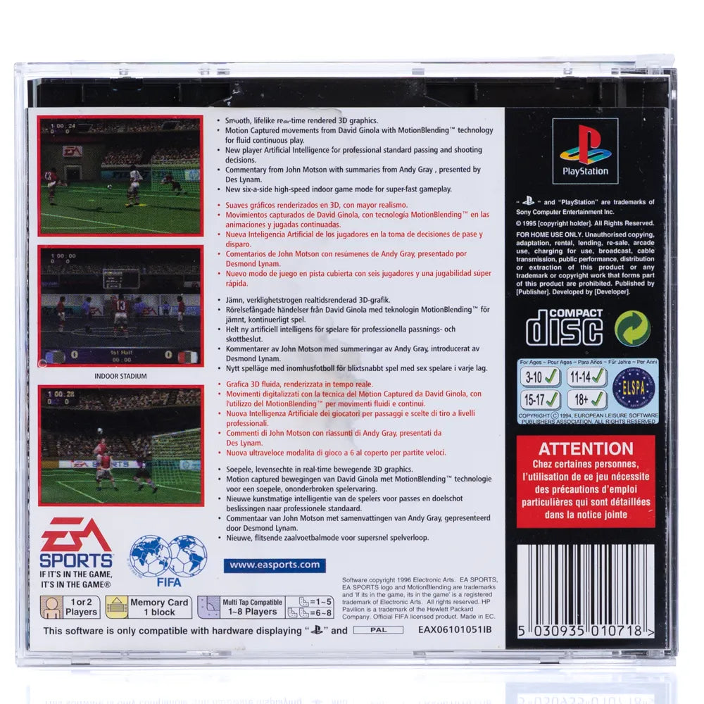 FIFA 97 - PS1 spill
