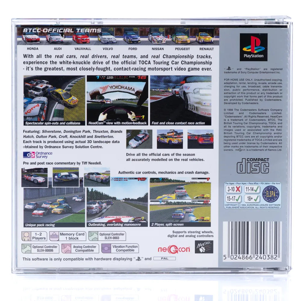 TOCA Touring Car Championship - PS1 Spill