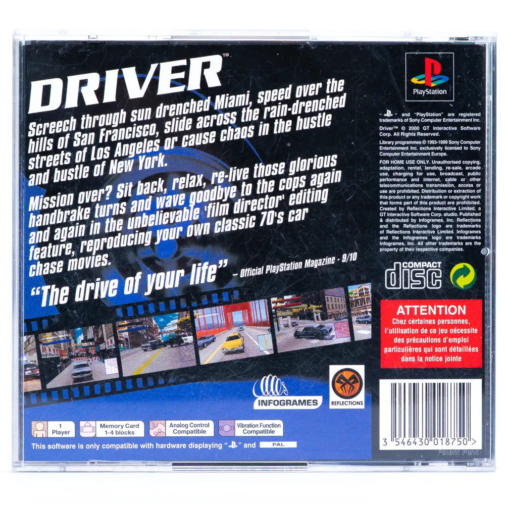 Driver - PS1 spill - Retrospillkongen