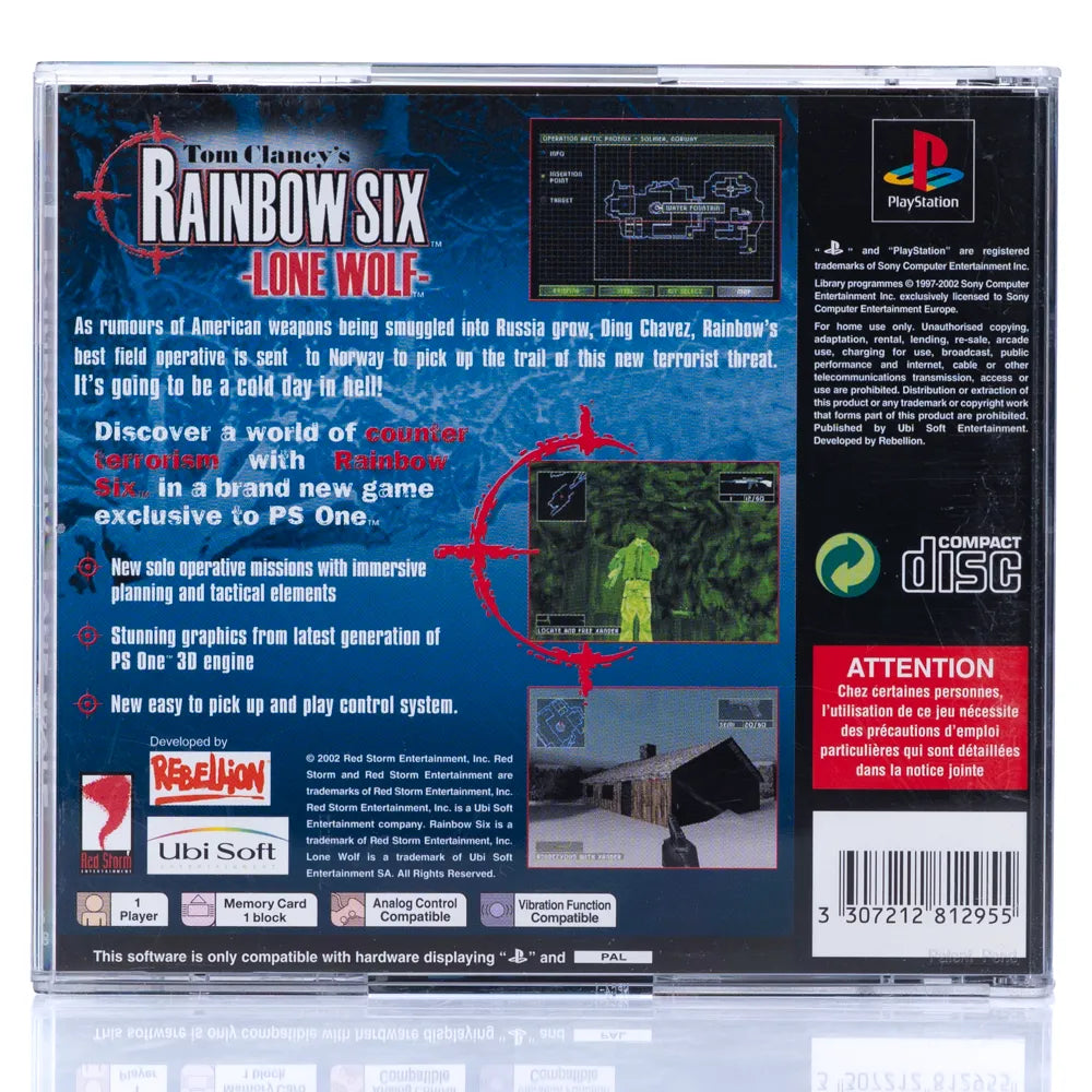 Tom Clancy's Rainbow Six: Lone Wolf - PS1 spill