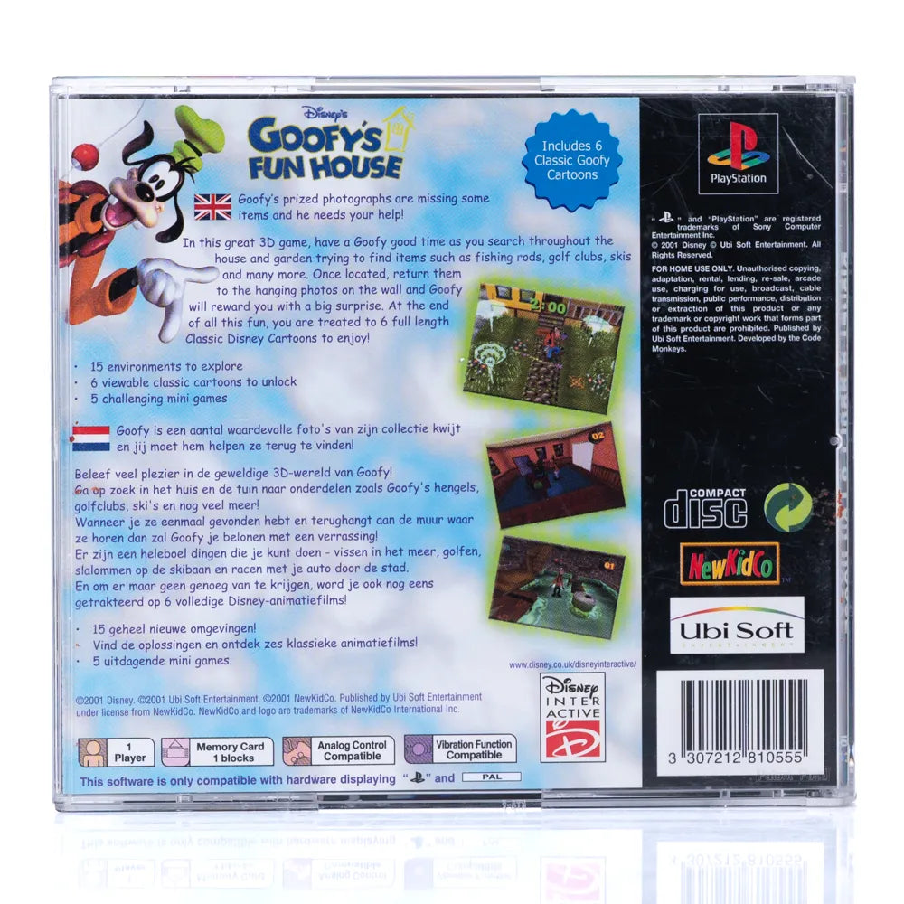Goofy's Fun House - PS1 spill