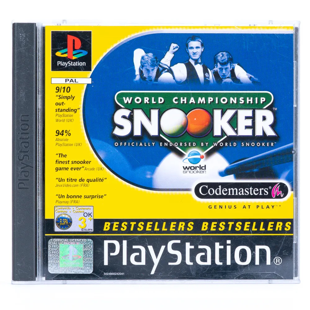 World Championship Snooker - PS1 Spill - Retrospillkongen