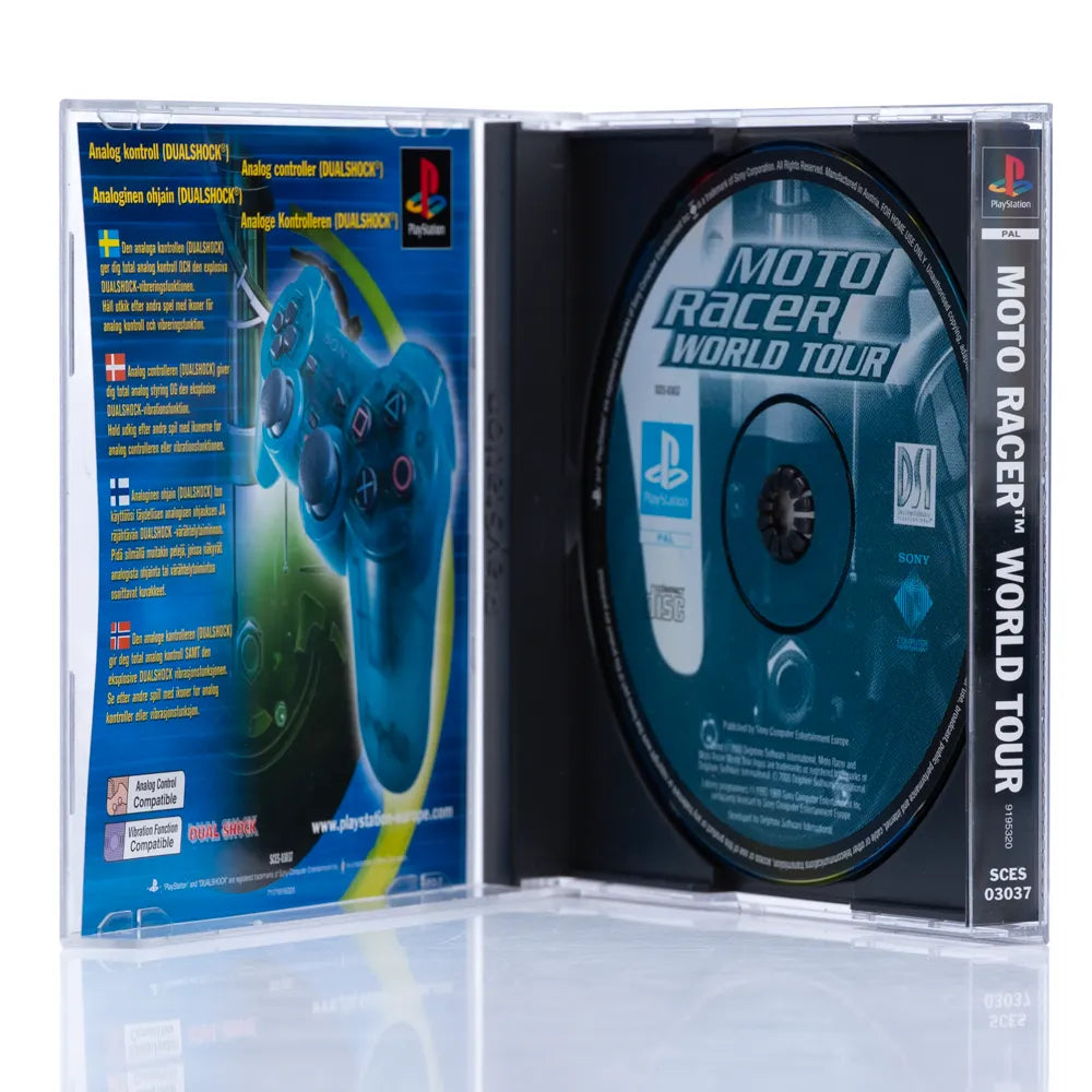 Moto Racer World Tour - PS1 spill - Retrospillkongen