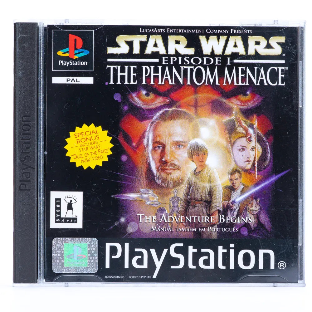 Star Wars Episode I The Phantom Menace - PS1 spill - Retrospillkongen