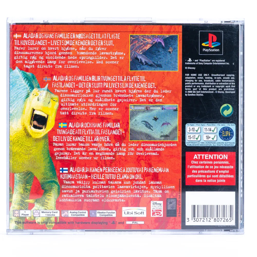 Disney’s Dinosaur - PS1 Spill - Retrospillkongen