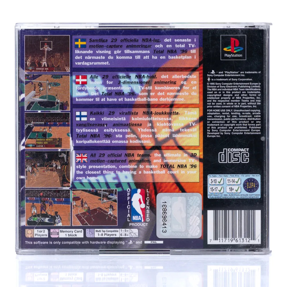 Total NBA '96 - PS1 spill - Retrospillkongen