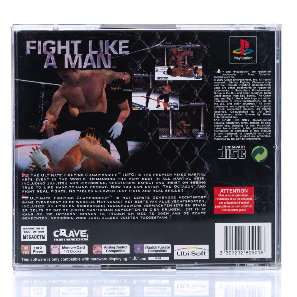 Ultimate Fighting Championship - PS1 spill - Retrospillkongen