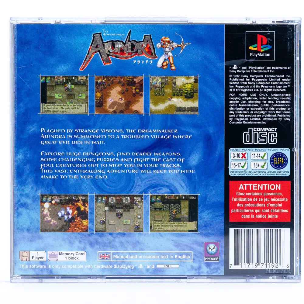 The Adventures of Alundra - PS1 spill - Retrospillkongen