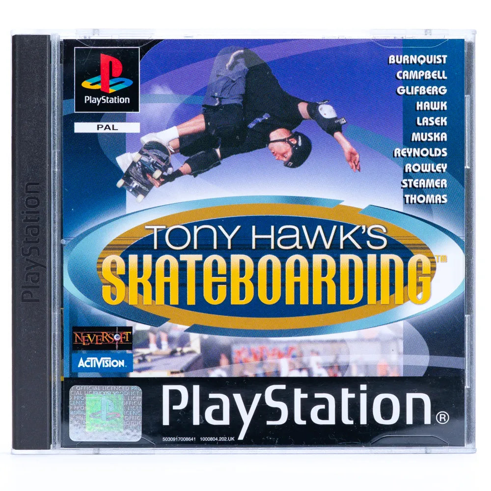 Tony Hawk’s Skateboarding - PS1 spill - Retrospillkongen