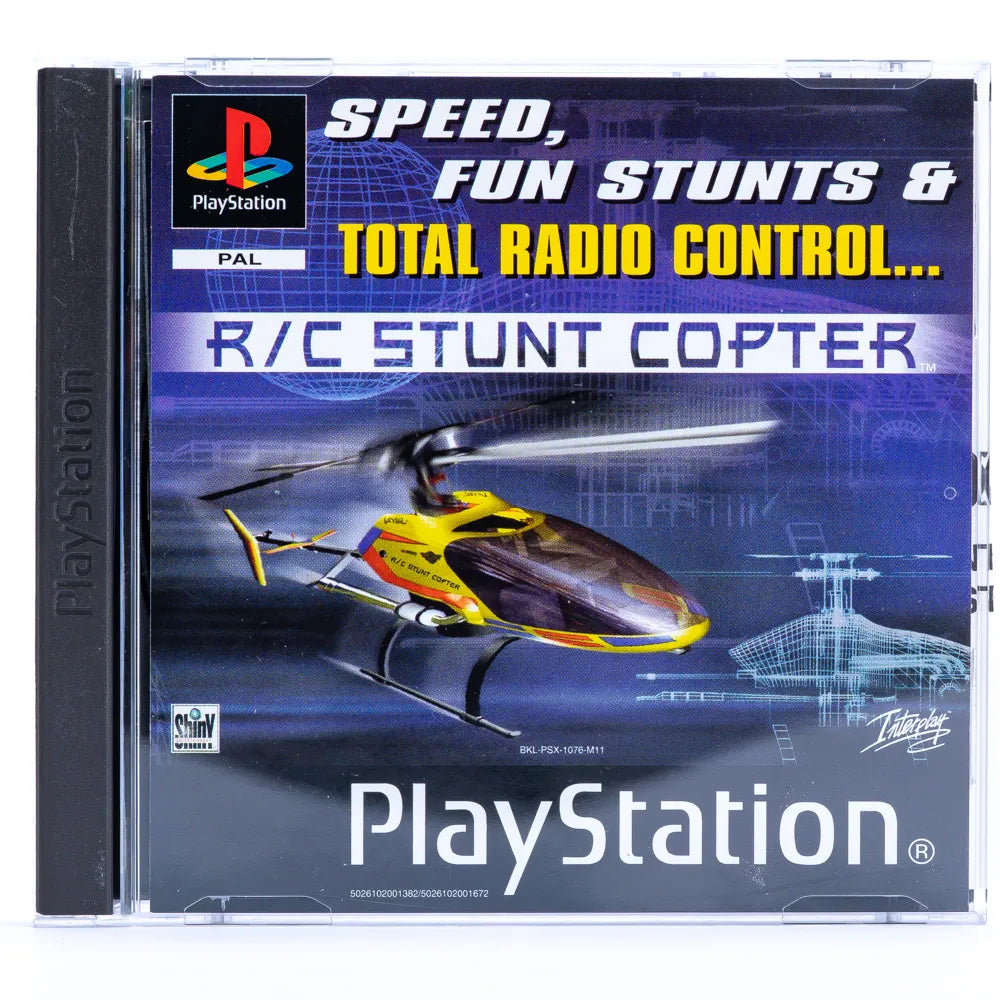 RC Stunt Copter - PS1 spill - Retrospillkongen