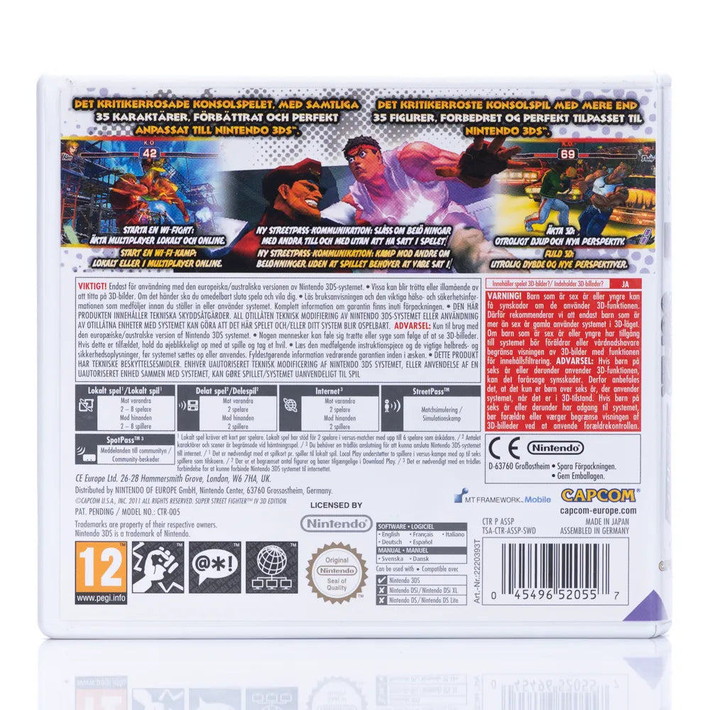 Super Street Fighter IV: 3D Edition - Nintendo 3DS spill