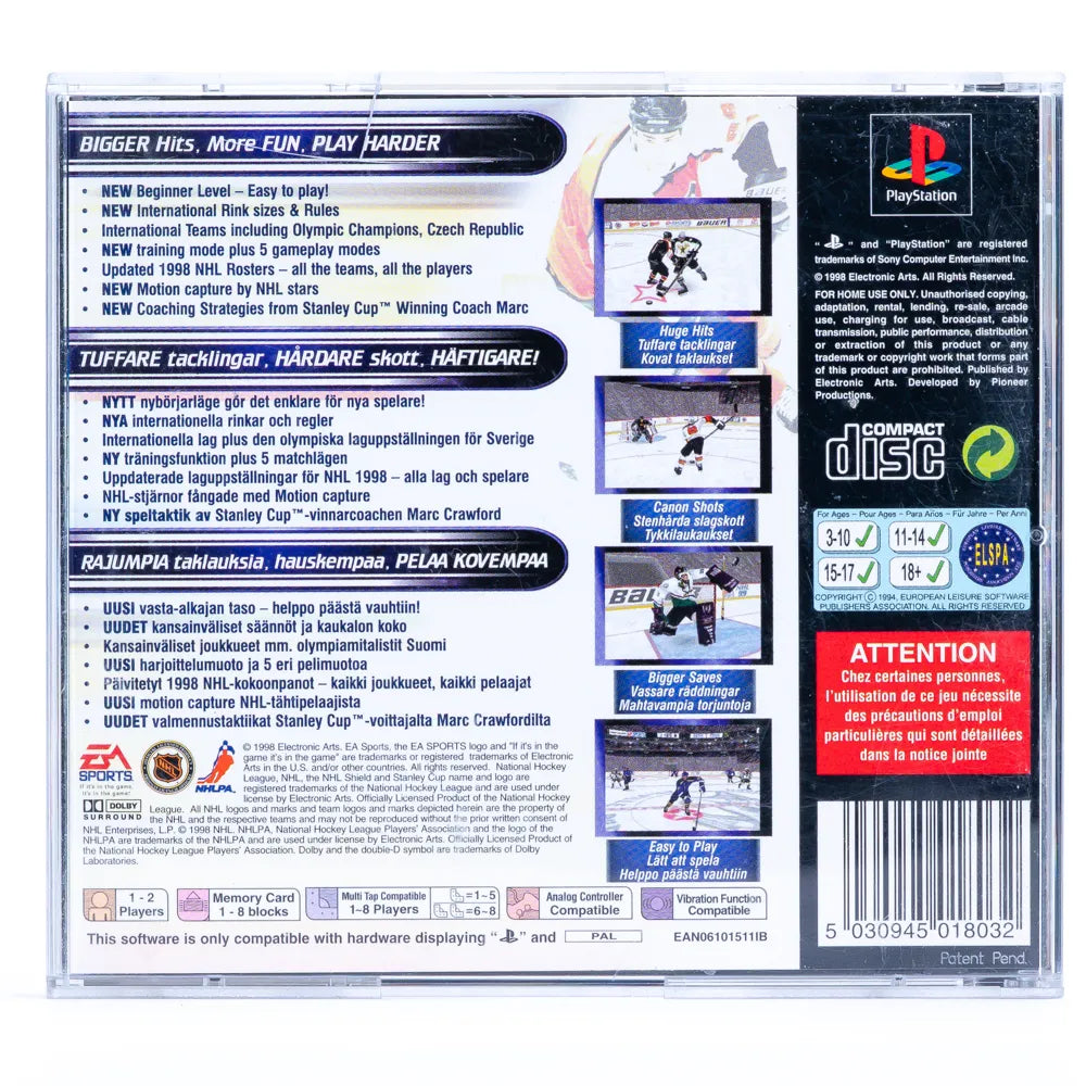 NHL 99 - PS1 spill - Retrospillkongen