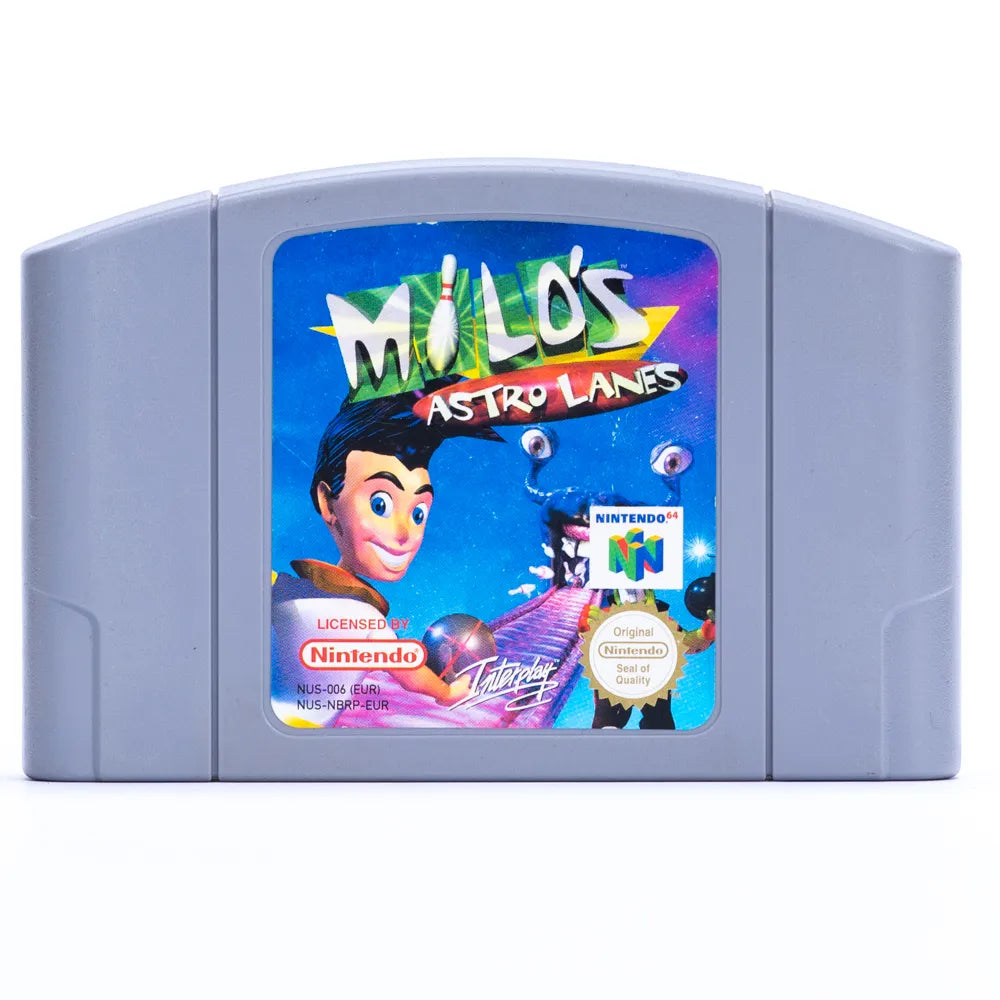 Milo’s Astro Lanes - N64 spill - Retrospillkongen