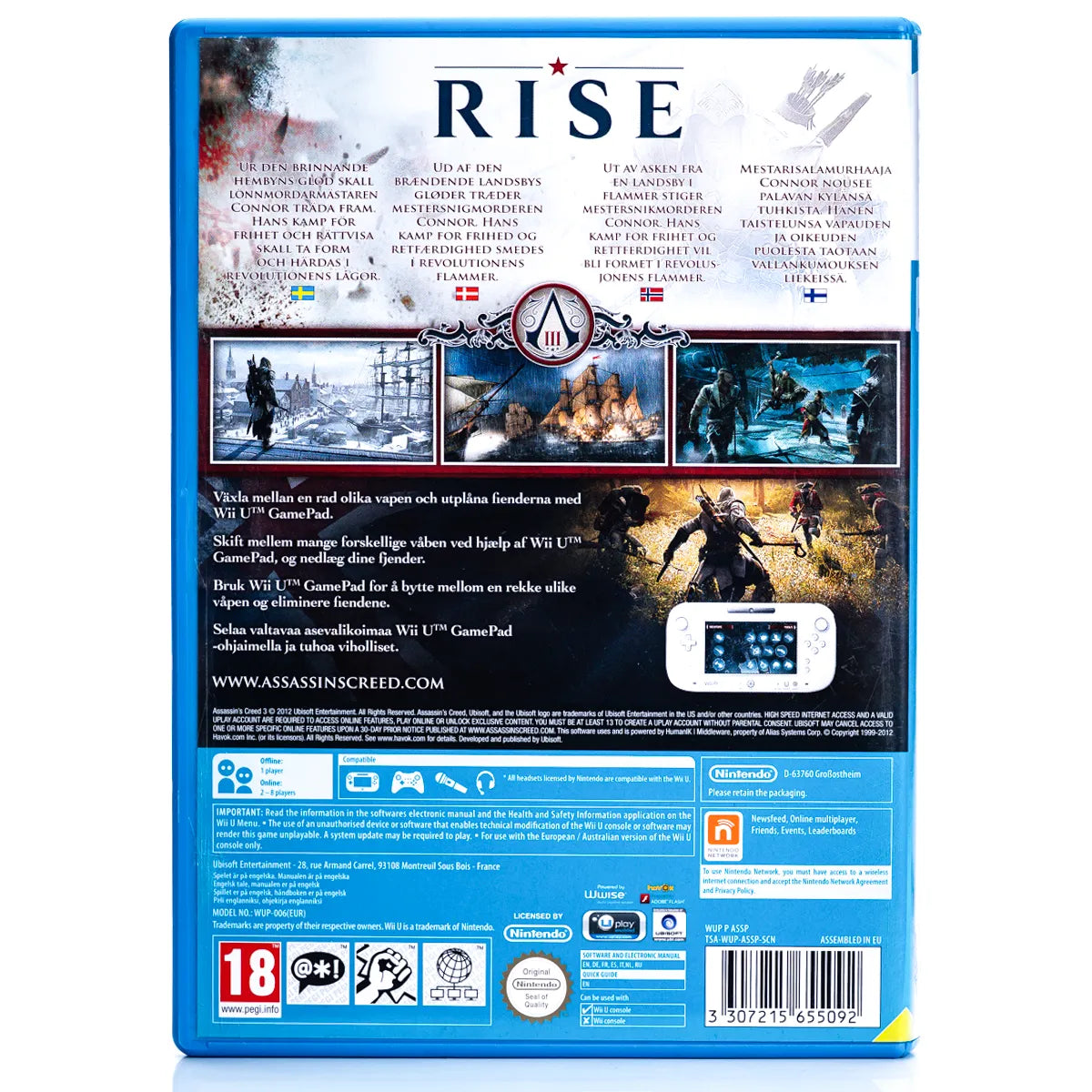 Assassin's Creed III - Wii U Spill - Retrospillkongen
