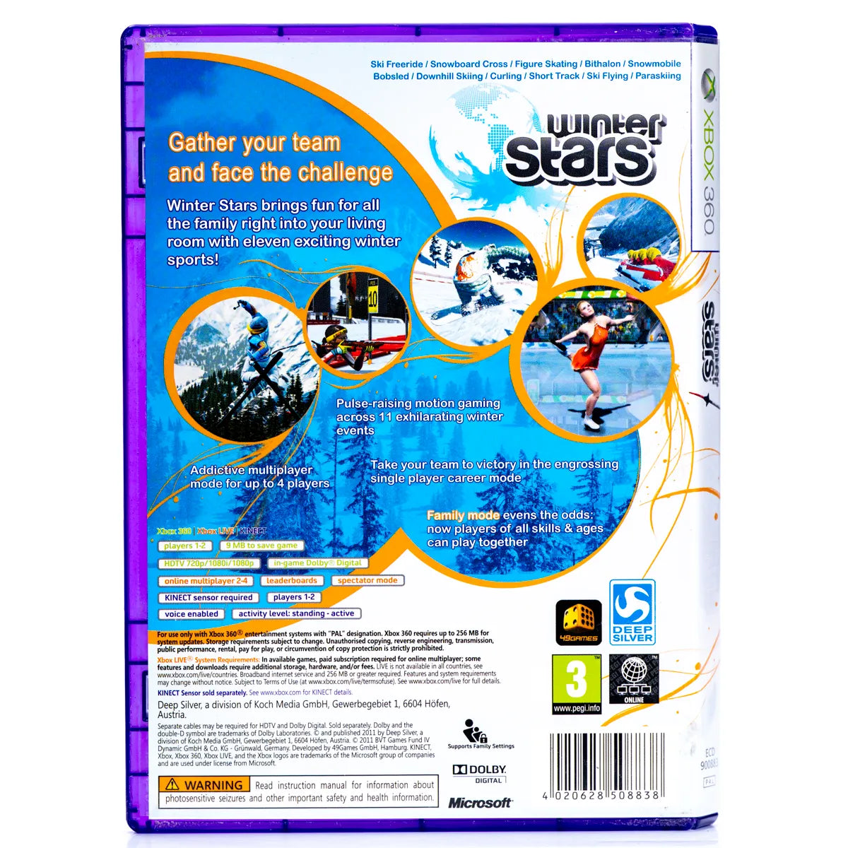 Winter Stars  - Xbox 360 spill - Retrospillkongen
