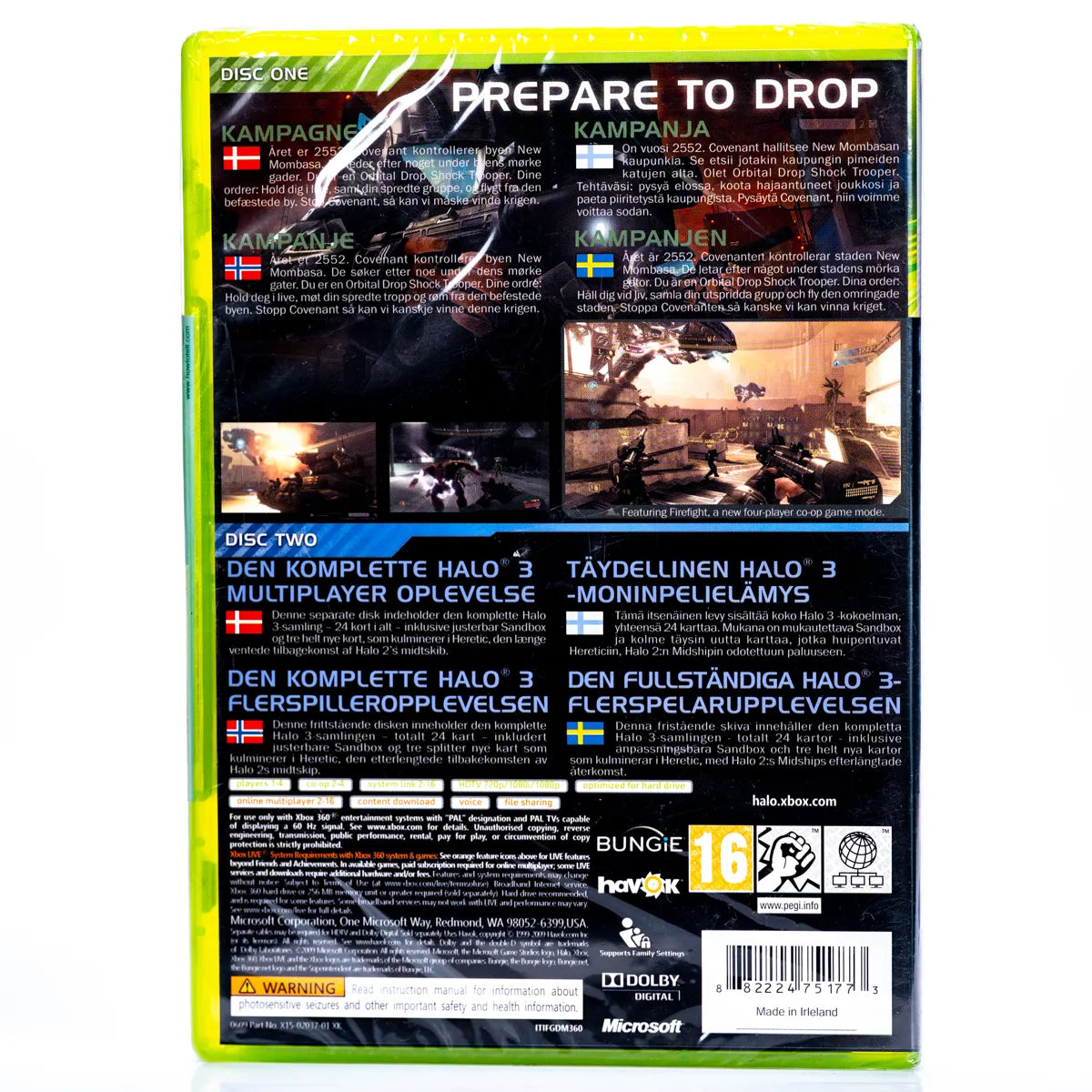 Halo 3 ODST - Xbox 360 spill (Forseglet) - Retrospillkongen