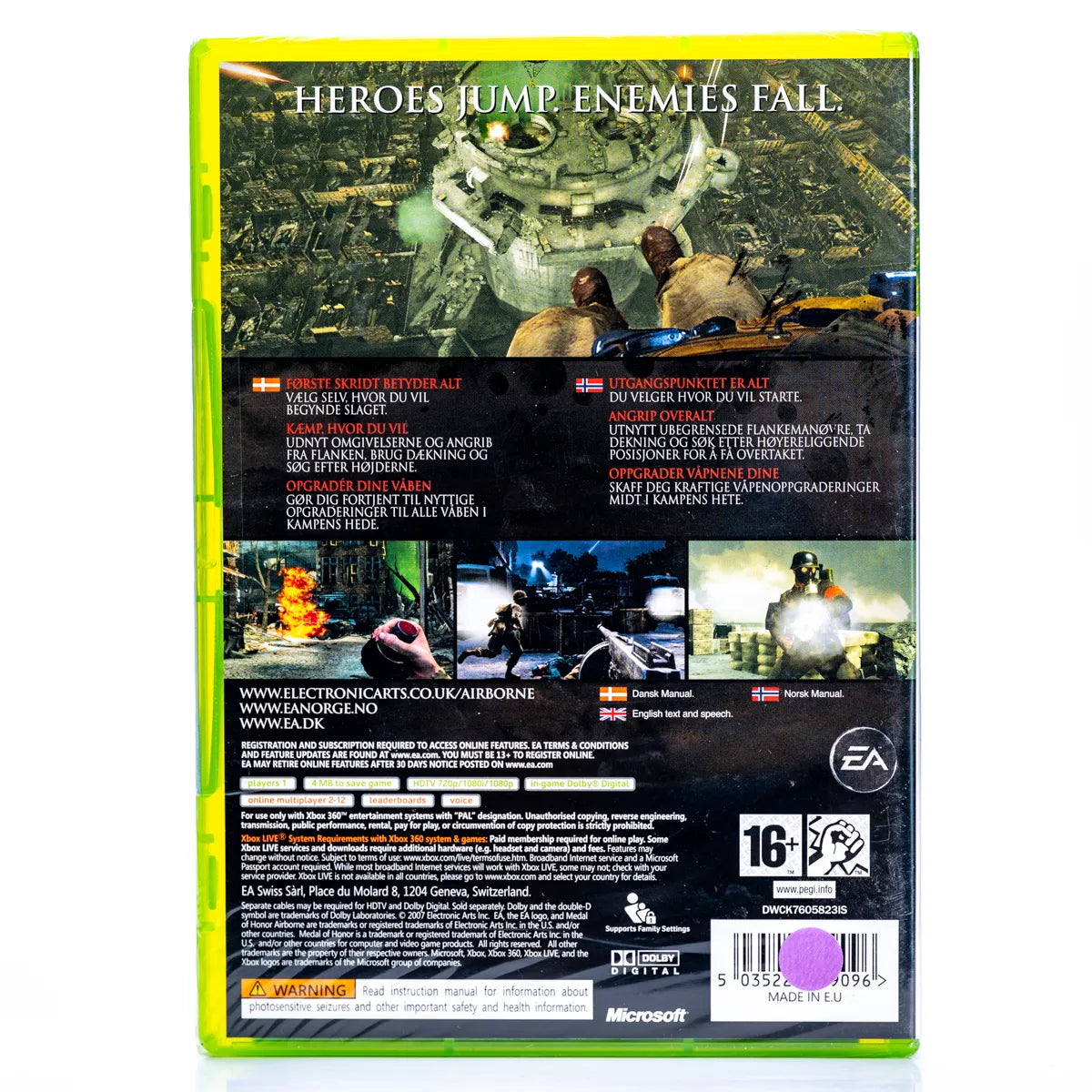 Medal of Honor Airborne - Xbox 360 spill (Forseglet) - Retrospillkongen