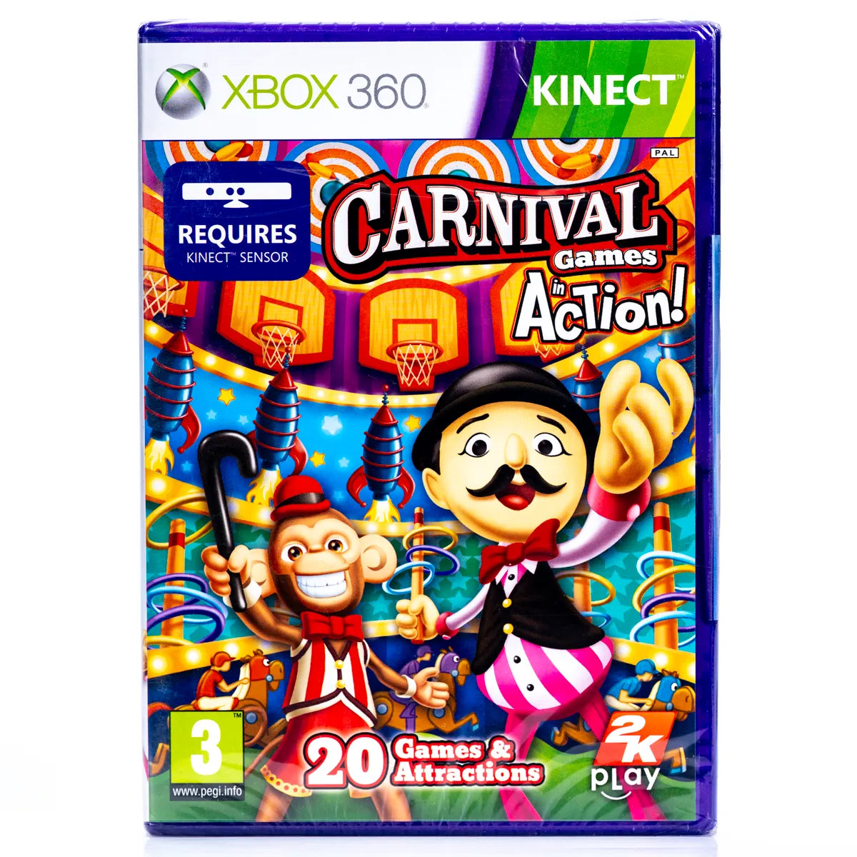Carnival Games In Action - Xbox 360 spill (Forseglet) - Retrospillkongen