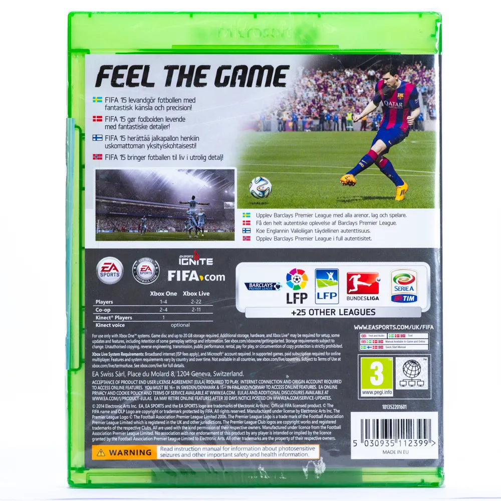 Fifa 15 - Xbox One spill (Forseglet) - Retrospillkongen