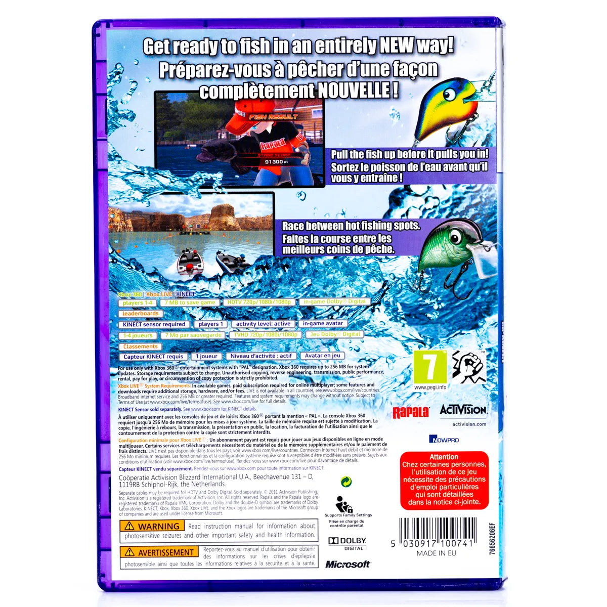 Rapala for Kinect - Xbox 360 spill - Retrospillkongen