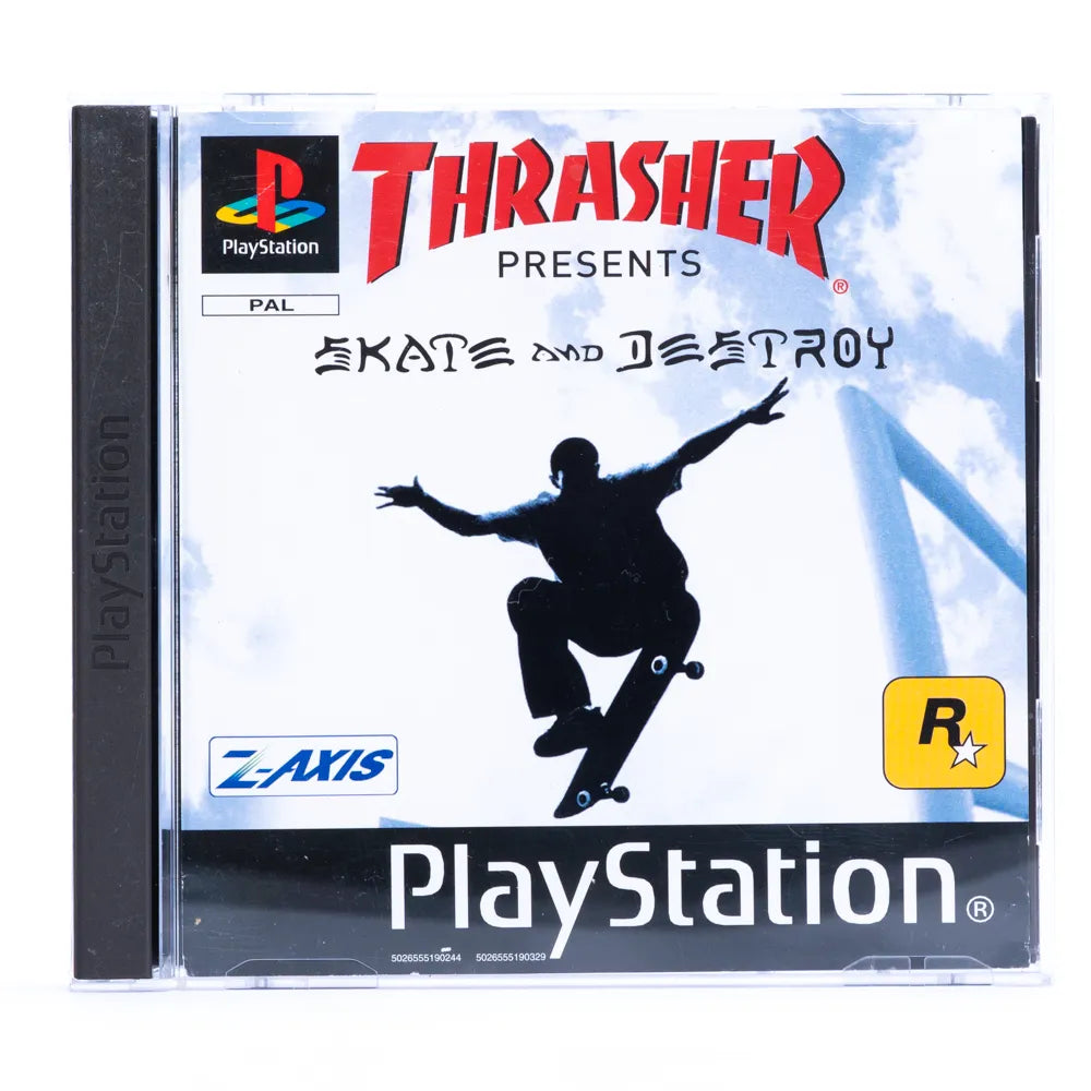 Thrasher: Skate and Destroy - PS1 spill - Retrospillkongen