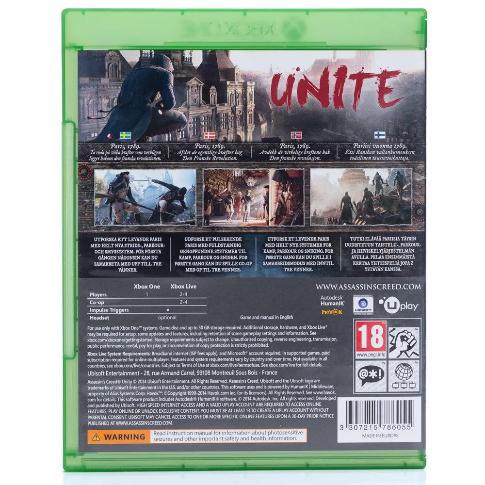 Assassin's Creed Unity - Xbox One spill