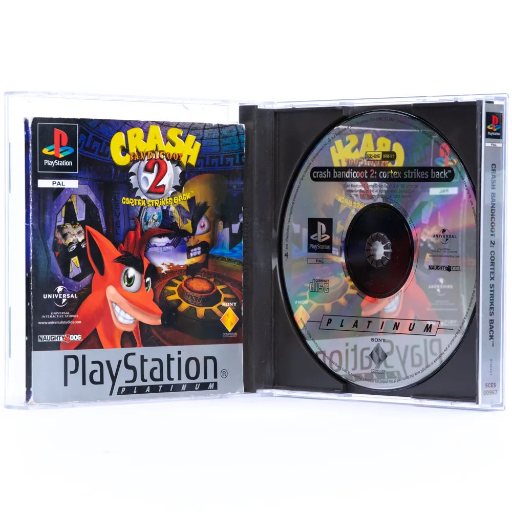 Crash Bandicoot 2 Cortex Strikes Back - PS1 spill - Retrospillkongen