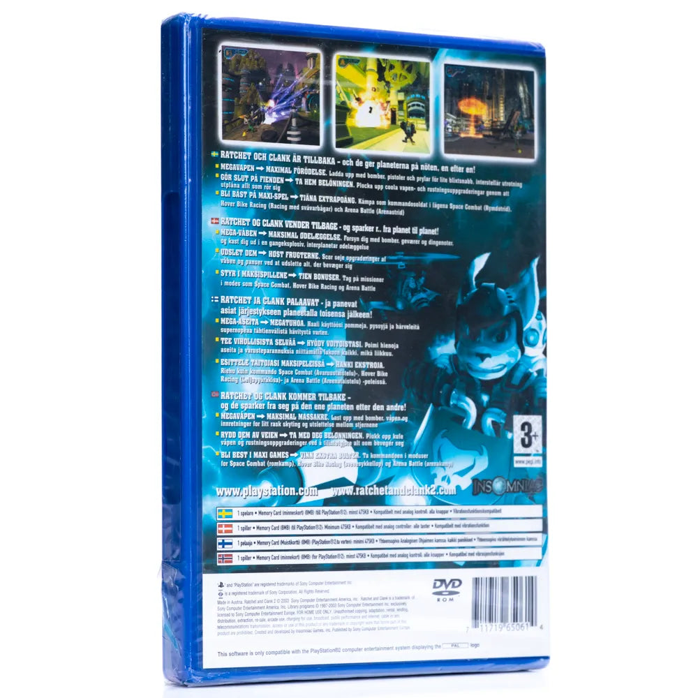 Ratchet & Clank: Going Commando (Forseglet) - PS2 Spill - Retrospillkongen