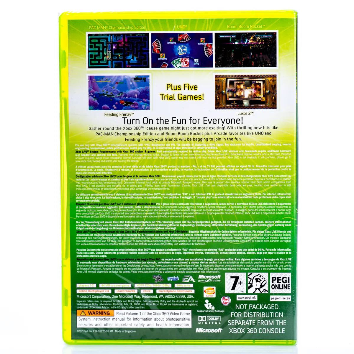Xbox Live Arcade Compilation Disc - Xbox 360 spill (Forseglet) - Retrospillkongen