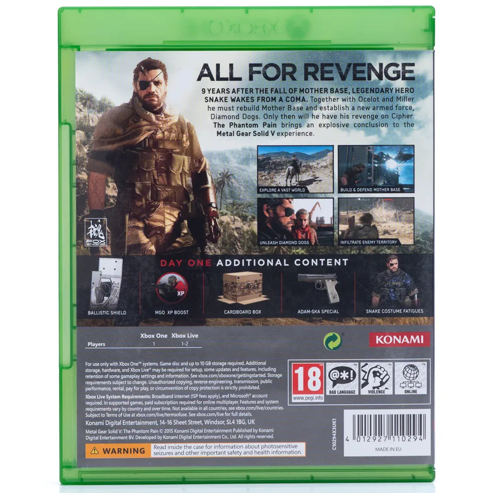 Metal Gear Solid V: The Phantom Pain - Xbox One spill - Retrospillkongen