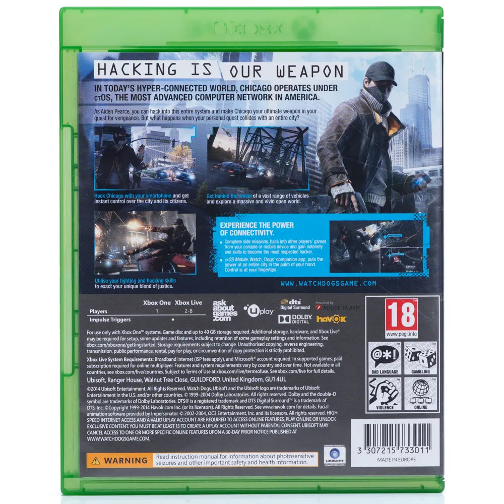 Watch Dogs - Xbox One spill - Retrospillkongen
