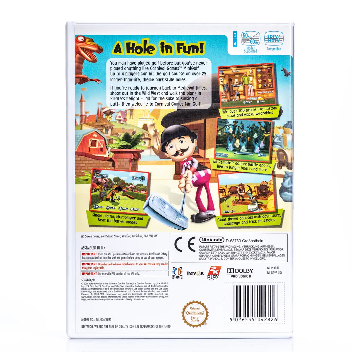 Carnival Games: Mini Golf - Wii Spill - Retrospillkongen