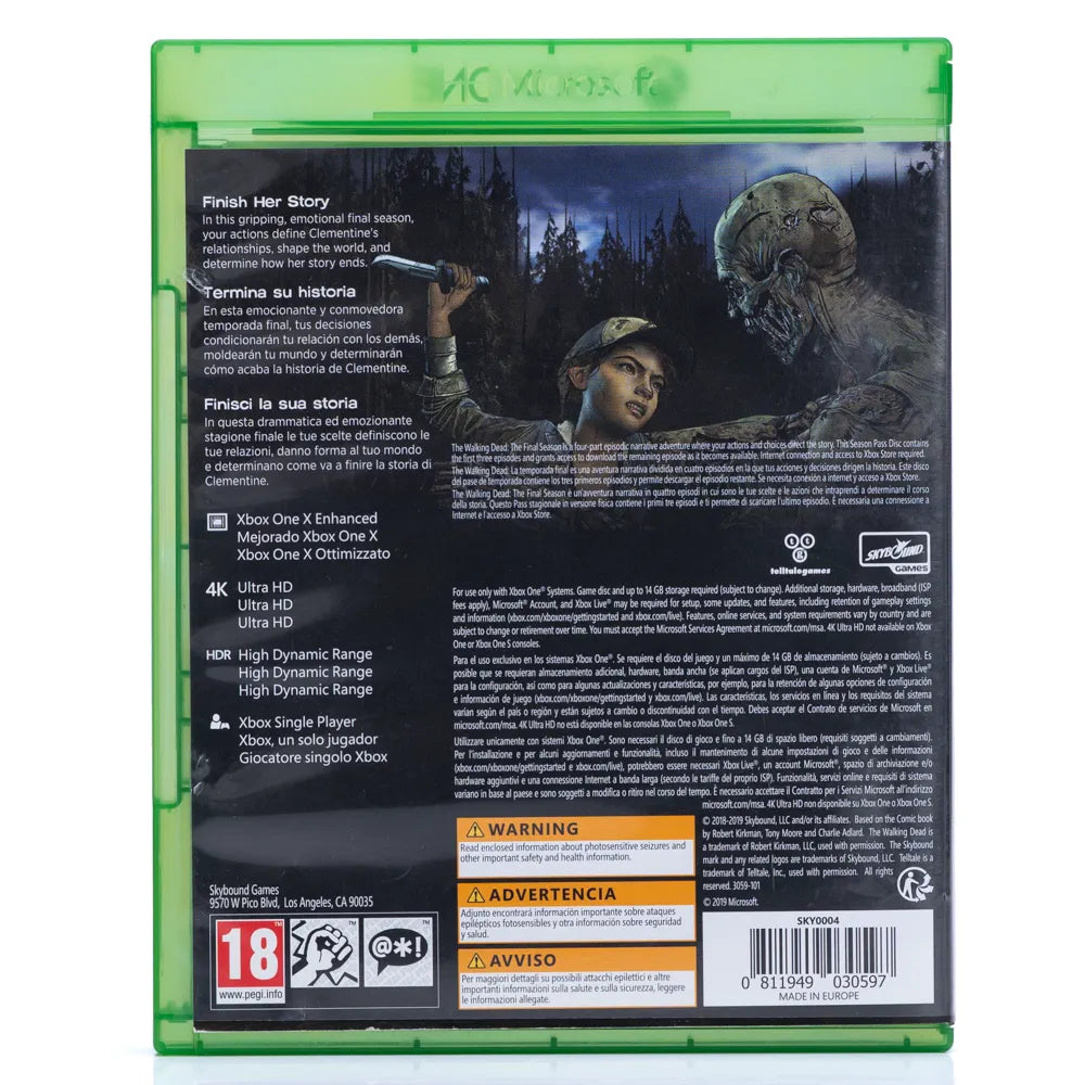 The Walking Dead: The Final Season - Xbox One spill - Retrospillkongen