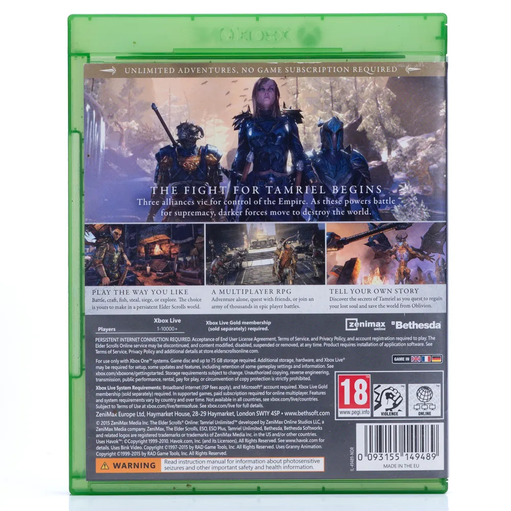 The Elder Scrolls Online - Xbox One spill - Retrospillkongen
