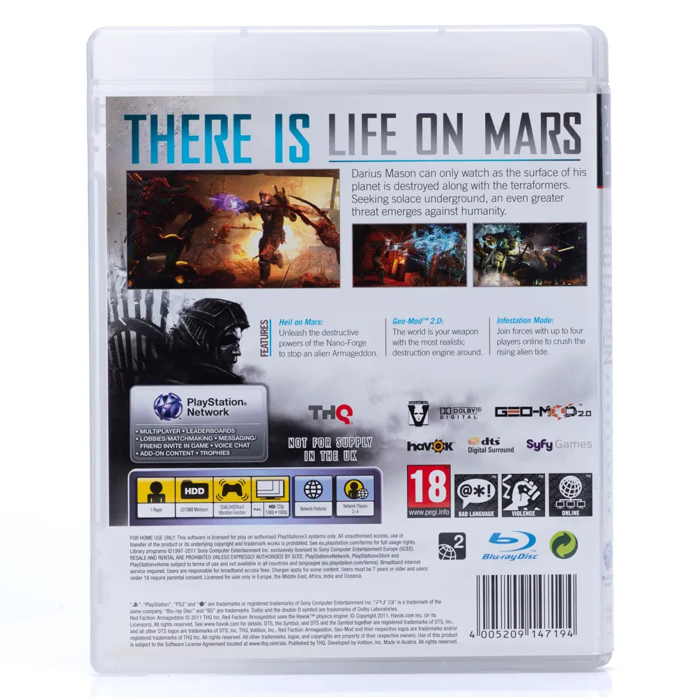Red Faction: Armageddon - PS3 spill