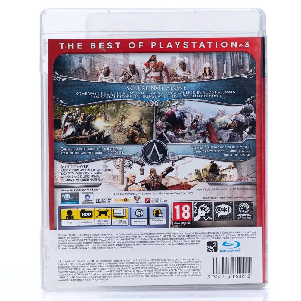 Assassin's Creed: Brotherhood - PS3 spill