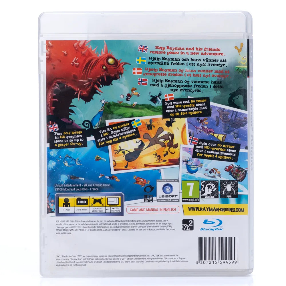 Rayman Origins - PS3 spill