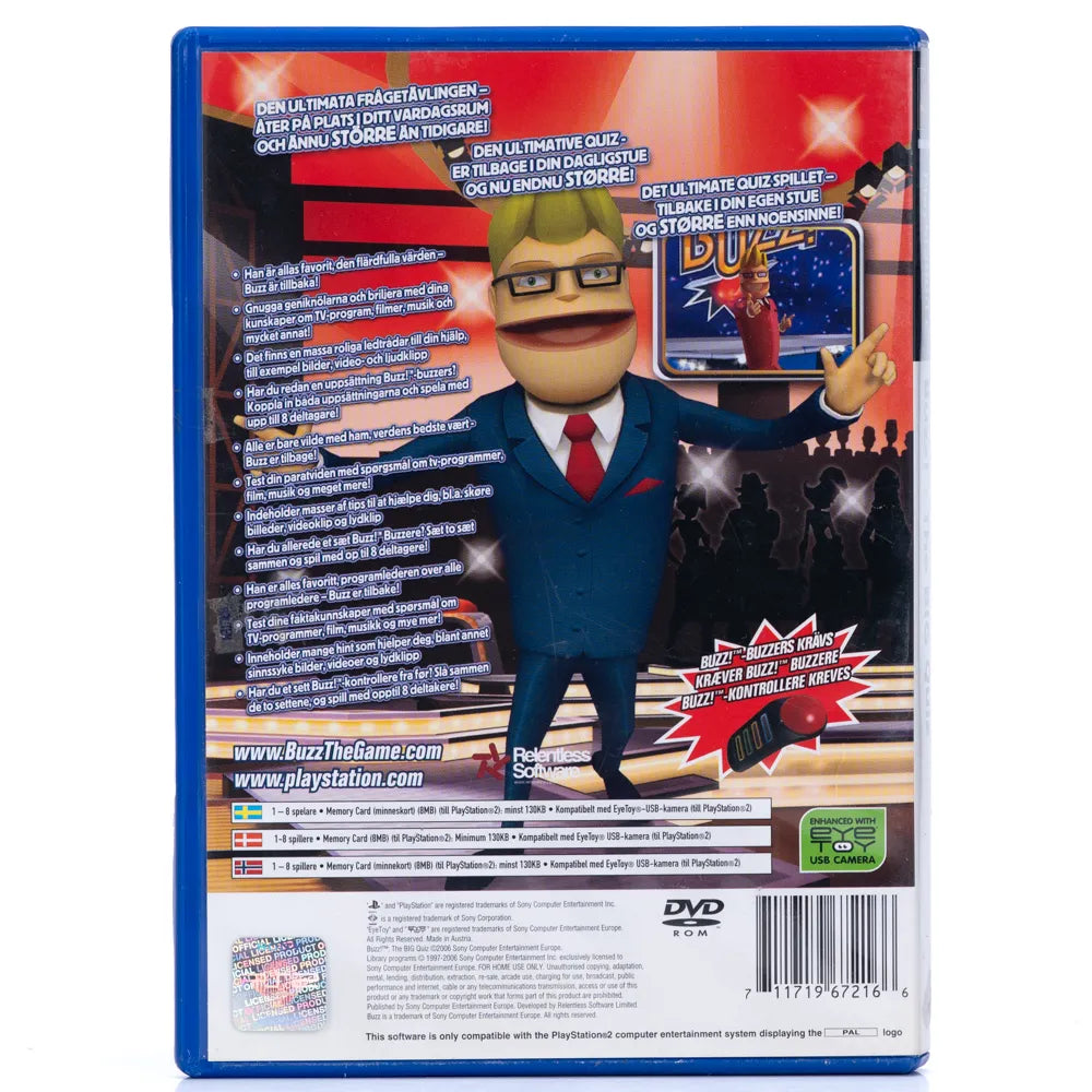 Buzz! The BIG Quiz - PS2 spill