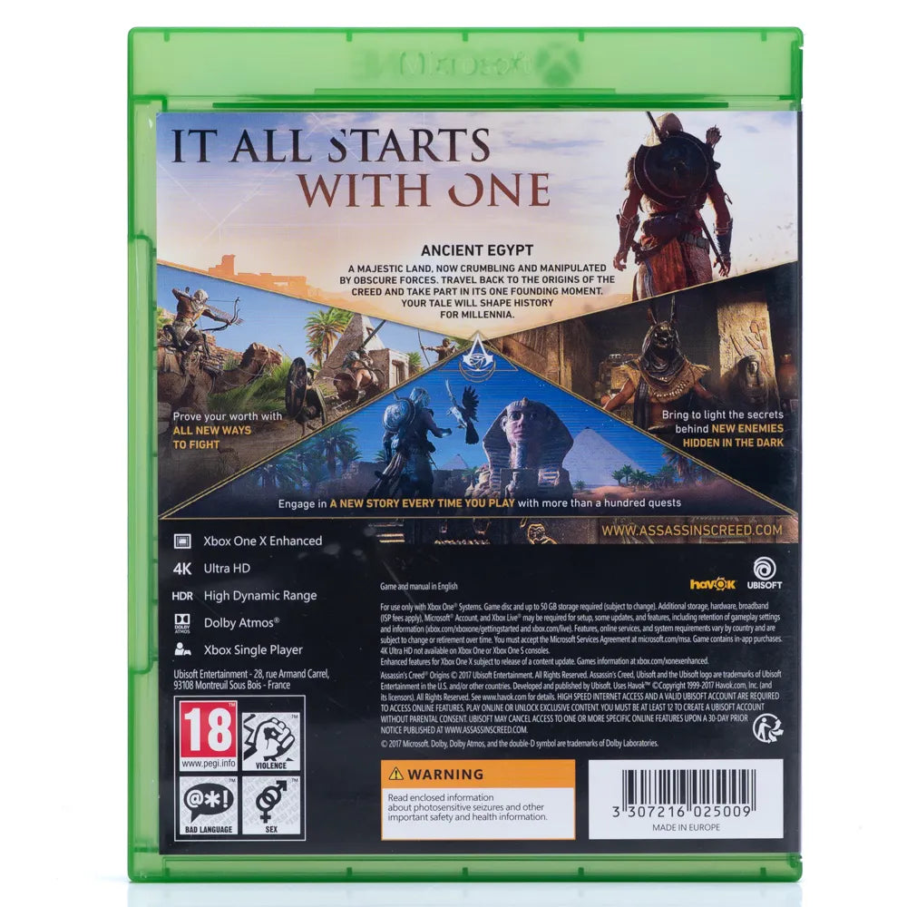 Assassin's Creed: Origins - Xbox One spill