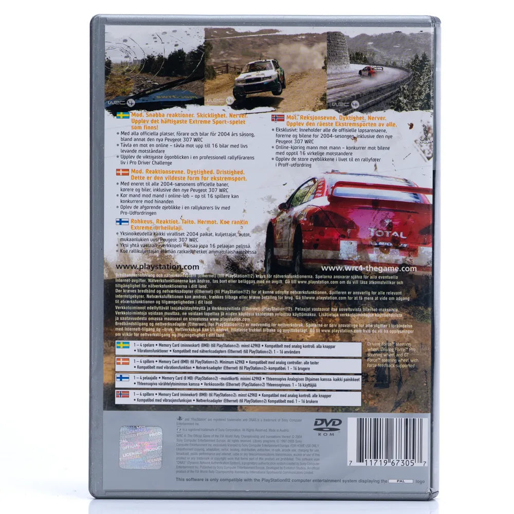 WRC 4: The Official Game of the FIA World Rally Championship - PS2 spill - Retrospillkongen