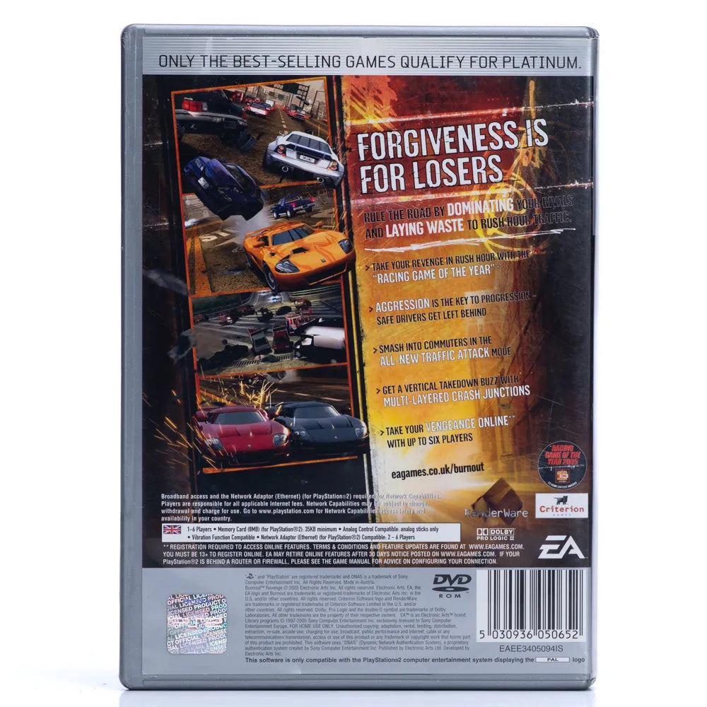 Burnout: Revenge - PS2 spill - Retrospillkongen