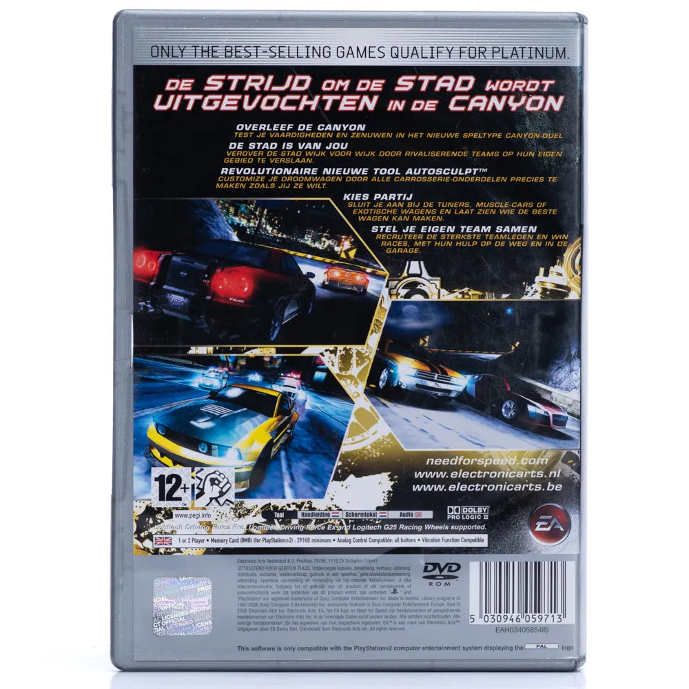 Need for Speed Carbon - PS2 spill - Retrospillkongen