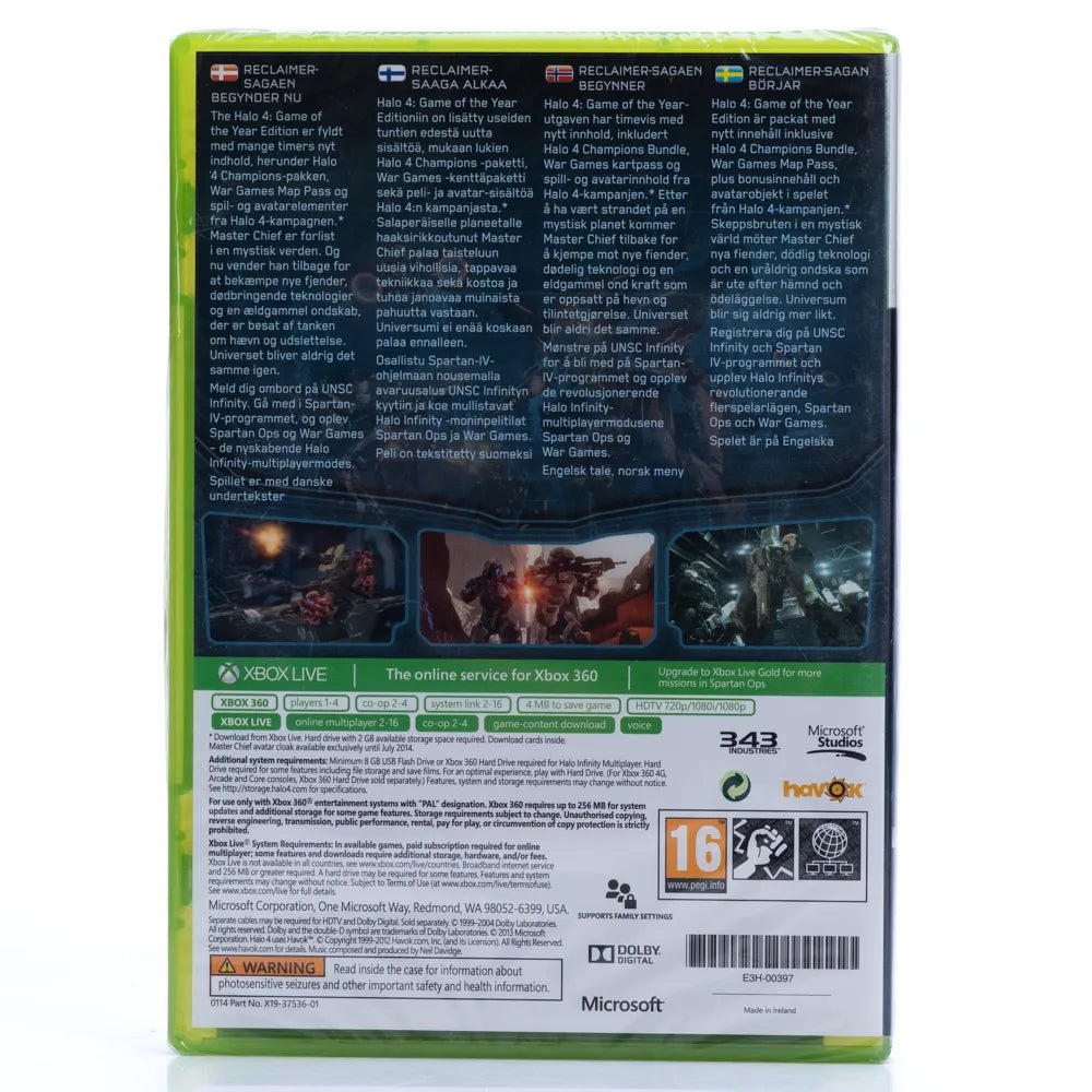 Halo 4 - Xbox 360 Spill (Forseglet) - Retrospillkongen