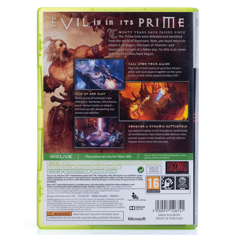 Diablo III - Xbox 360 spill
