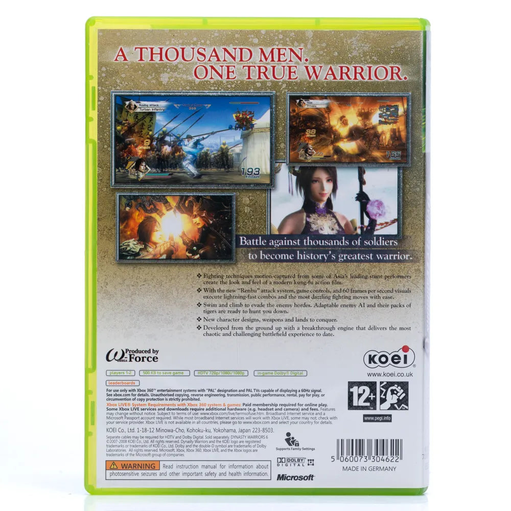 Dynasty Warriors 6 - Xbox 360 spill