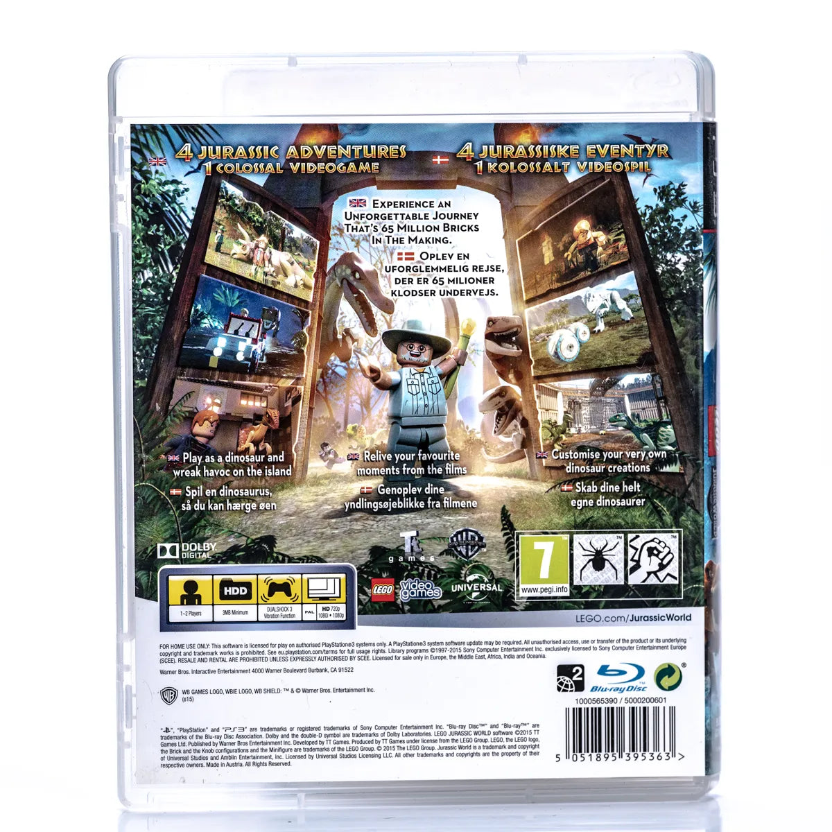 LEGO Jurassic World - PS3 spill - Retrospillkongen